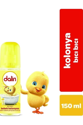 Dalin Bebek Kolonyası 150ML Bıcı Bıcı Kokusu-çiçek Bahçesi Karma 2 Li Set