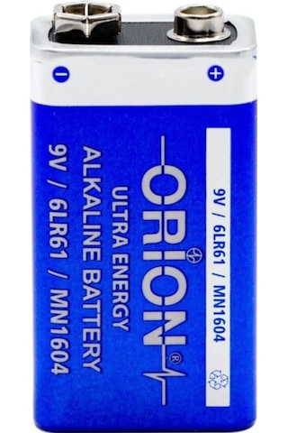 Orion 9v Alkalin Pil
