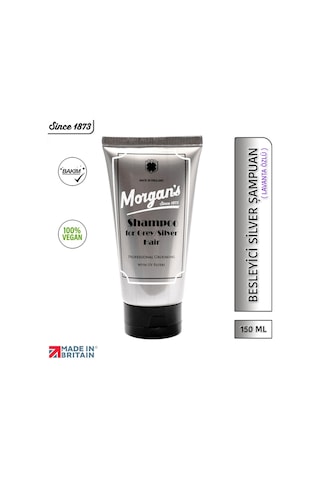 Morgan's Pomade Grey & Silver Shampoo - Beyaz Ve Gri Saçlar Için Şampuan 150 ML