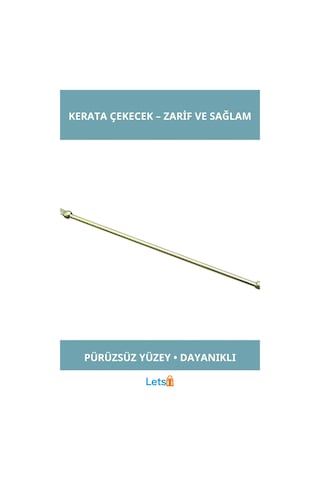 Letsii Ergonomik Pirinç Kerata Çekecek Uzun Saplı Lüks Tasarım