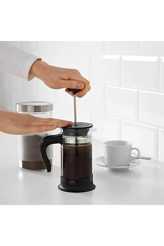 Sumuhome Upphetta French Press Paslanmaz Çelik Siyah 0,4 Lt Siyah