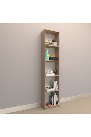 Rafkestir Asya Suntalam Kitaplık ( 40 X 180 Cm ) Cappicino