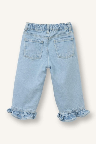 Defacto Fırfırlı Wıde Leg Pamuklu Pantolon Kız Bebek G8468A526SP
