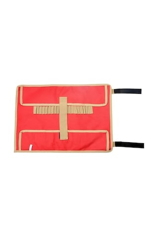 Prestigegoods Kırmızı Açık Kamp Taşınabilir Çadır Tırnak Saklama Çantası, 48x34cm, 1680d Oxford, 206l, Uzun Ömürlü Basit Taşınabilir Alet Kiti Kırmızı