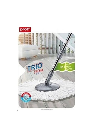Dönerli Set Yedek Mop Ve Sapı