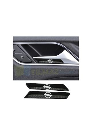 Opel Logo Arma Kapı Kolu Direksiyon Ayna Damla 3D Sticker 1 Çift