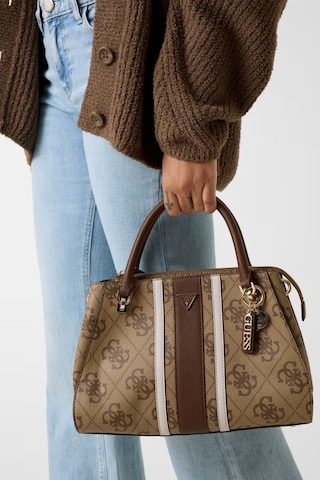 Guess Noelle Logo Iı Kadın El Çantası Hwss9672070 Kahverengi