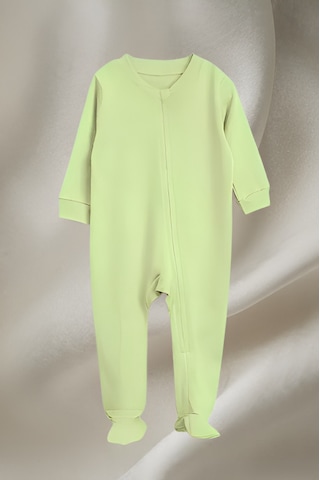 Unisex Bebek Çocuk Uzun Kollu Patikli Fermuarlı Uyku Tulumu