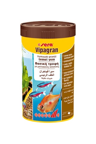 Sera Vipagran Balık Granül Yem 250 ML 75 G