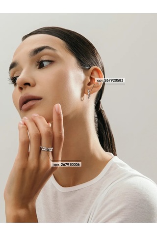 Fly Jewelry 925 Ayar Gümüş Yüzük 267910006 Gri