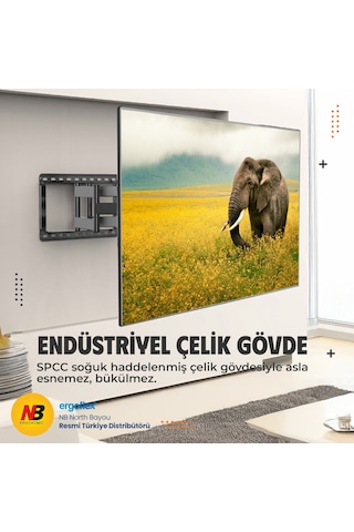 Nb Ergonomic Nb Sp5 Büyük Ekranlar Için 75inch-110inch Profosyonel Hareketli Tv Askı Aparatı