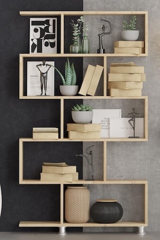 Decormet Nilüfer Kitaplık Safir Meşe Diğer