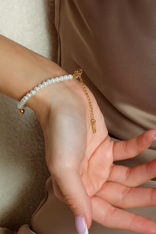 Reva Kol Ve Ayak Bileği İçin Kolye Ve Pandantifli İnci Bileklik 224150162 Beyaz