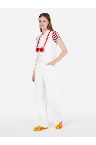 Colins Beyaz Kadın Pantolon Cl1069642 Q1.v1 Dn43471 Denim