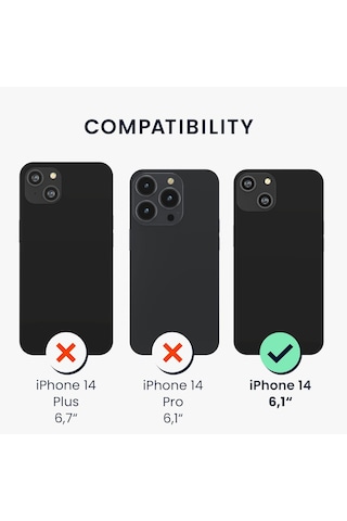 Teknomoda Apple Uyumlu iPhone 14 Kılıf 360 Şeffaf Ön Arka Korumalı Şeffaf Silikon