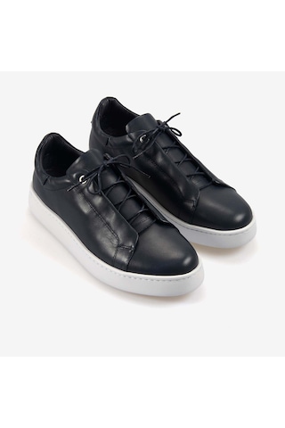 Kemal Tanca Erkek Eva Taban Hakiki Deri Casual Spor & Sneaker Ayakkabı 4444 Lacivert