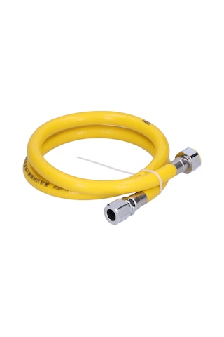 Hangfox 1m 304 Paslanmaz Çelik Gaz/şişe Gaz Borusu, Esnek Dalgalı Halka, Tek Parça Hidrolik Bağlantı, Ev Dekoru İçin, İç Dişli+takma Uç