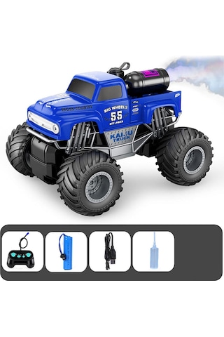 Rc Pickup Truck Duman Atan Işıklı Uzaktan Kumandalı Araba 1:16