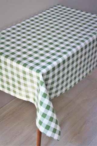 Elyaf Astarlı Silinebilir Muşamba Masa Örtüsü Pötikare - 107-3 Çok Renkli