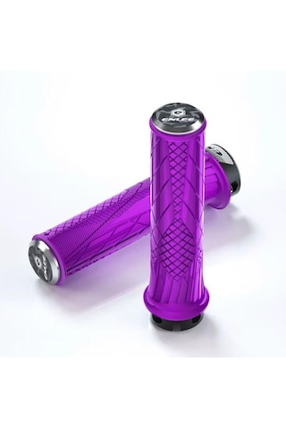 Enlee Mtb Bmx Elcik Silikon Bisiklet Elcik Kaymaz Yapı 140 Mm Bisiklet Elciği Kolay Kavrama Gold Mor Mor