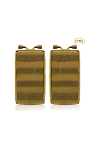 Geeksen Kampanya Siyah Askeri Kemer Çantası - Hafif, Dayanıklı Outdoor Spor Çantası, Telefon & Aksesuar Taşıma, 8.7 4.9 2.2 İnç Set Siyah