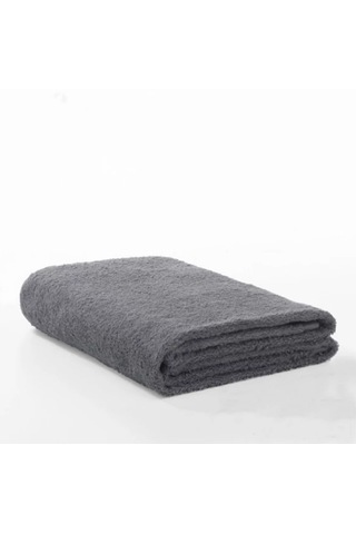 Pamuklu Banyo Havlusu 100x150 Banyo Havlusu Gri