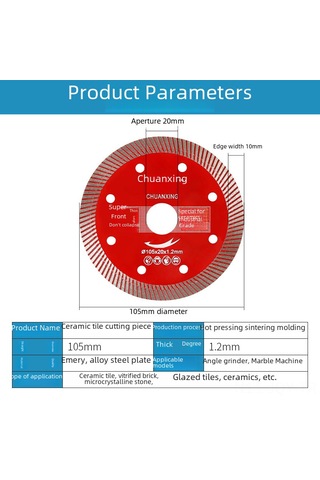Youmex Seramik, Mermer, Camseramik Kesici: Ultra İnce, Kırılma Olmadan, Profesyonel Açıp Taşlama Makinesi Bıçağı Kuru Kesim Uyumlu