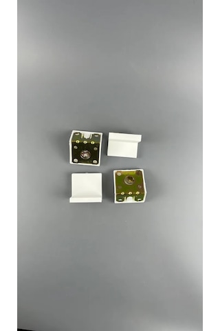 Mebel'naa Furnitura Mystery L Köşe Ayarlanabilir Kapaklı Mobilya Gölgeliği 340806280 Beyaz