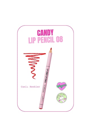 Callista Lip Candy Dudak Kalemi 08 Pomegranate - Kırmızı
