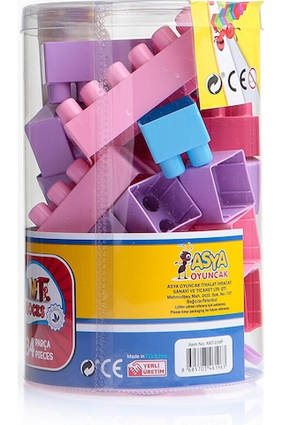 Asya Oyuncak Ant Block Pastel 34 Parça