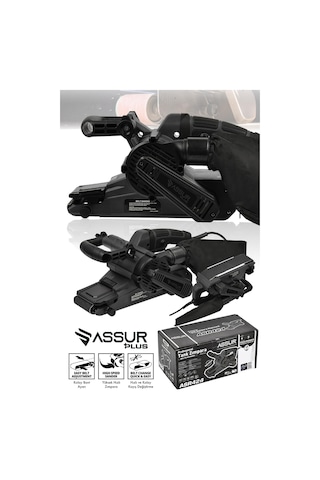 Assur Plus 900W Elektrikli Vakumlu Tozsuz Cila Özellikli Tank Zımpara Makinesi - 2852