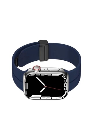 Apple Uyumlu Watch 10 Serisi 46mm Redclick Krd-84 Silikon Modern Tasarım Kordon