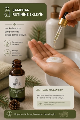 Biodamla Natural Çam Terebentin 20 Ml