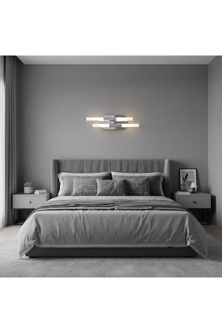 Linea 2 Pilli Aplik Krom