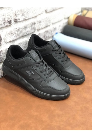 Derilax Luttoon Büyük Numara 45-46-47-48 Ortopedik Erkek Spor Ayakkabı Siyah