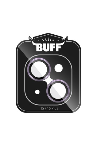 Buff Iphone Uyumlu 15 / 15 Plus Uyumlu Kamera Metal Lens Koruyucu Mor