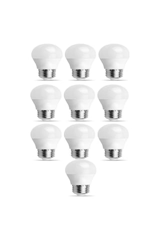 Şahnet 6w E27 Mini Top Led Ampul Beyaz - 6500k 10 Adet Minik Avize Lambası