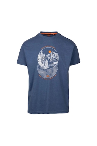 Trespass Flagel - Male Casual T-shırt Mavi