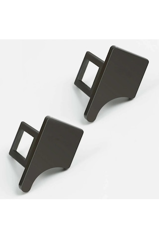 Tüm Araçlara Uygun Emniyet Kemer Toka Aparatı Siyah Plastik 2 Ade