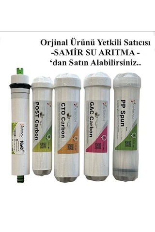 Ortimax Kapalı Kasa Su Arıtma Filtre Seti Tüm Kapalı Kasa Cihazlara Uyumludur Su Arıtma Filtresi