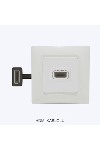 Hdmı Priz Kablolu Bağlantı