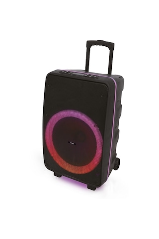 Rose Hp-2300 Partybox Kablosuz Çift El Mikrofonlu Sarjlı Bluetooth 15 Hoparlör