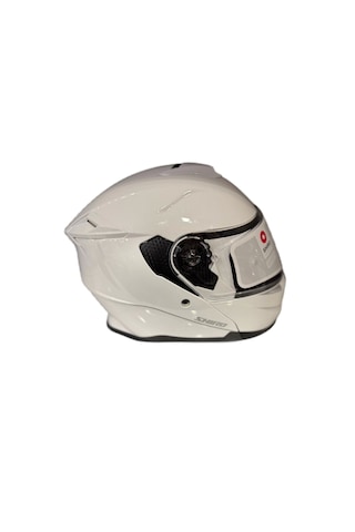 Shiro Discover Sv Çene Açılır Kask Parlak Beyaz