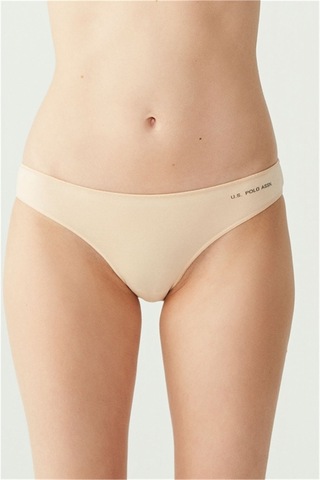 U.s Polo Assn. 67006 Kadın 5 Li Kıl Lastiklı Slip-siyah&ten&beyaz&somon&kırmızı mix color