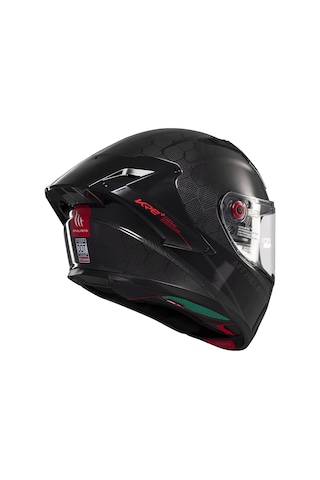 Mt KRE+ S Solid Carbon Solid Kask Siyah