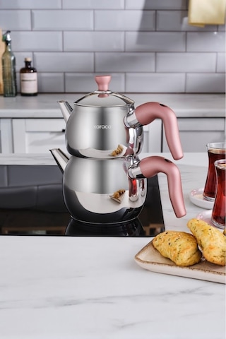 Karaca  Maya Mini İndüksiyon Tabanlı Çaydanlık Takımı