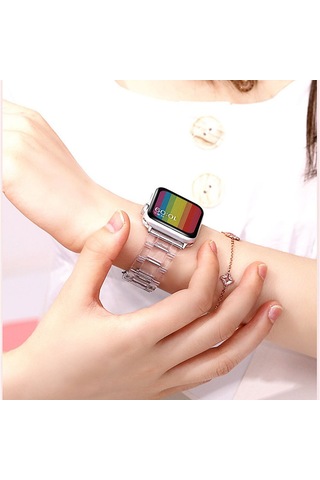 E2M Apple Uyumlu Watch 38-40mm KRD-22 Candy Mavi Kordon