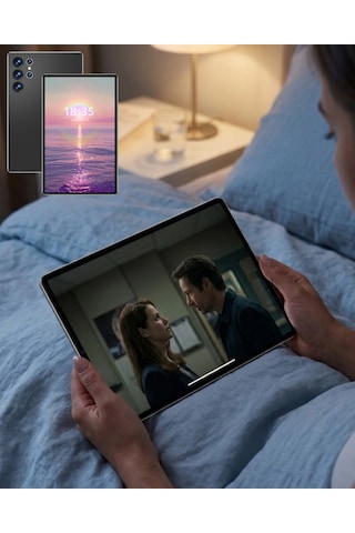 Wifi Destekli Android Tablet 10.1 İnç Geniş Ekran Tablet Seti
