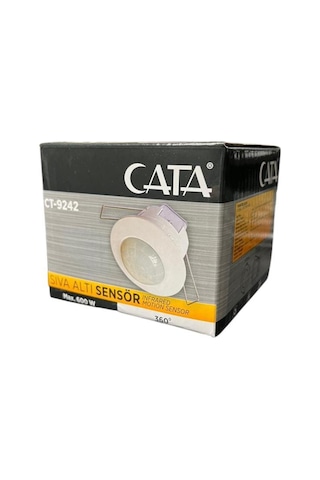 Cata Sıva Altı 360 Derece Hareket Sensörü Tavan Sensör Anahtarı Ct-9242