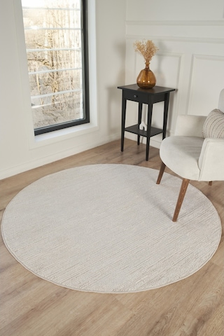 Premium Kalitede Bej Dokuma Halı Modern Stil, Yumuşak Dokulu Salon Halısı Bej